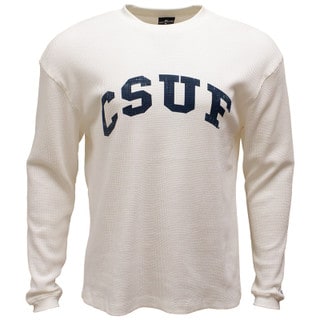 Colosseum CSUF Chapman Thermal Long Sleeve Tee - White